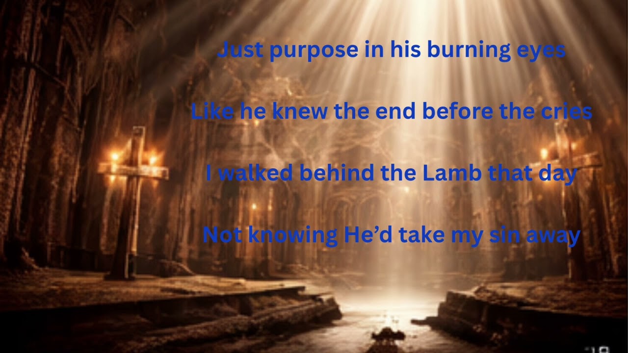 I carried the cross, but he carried me