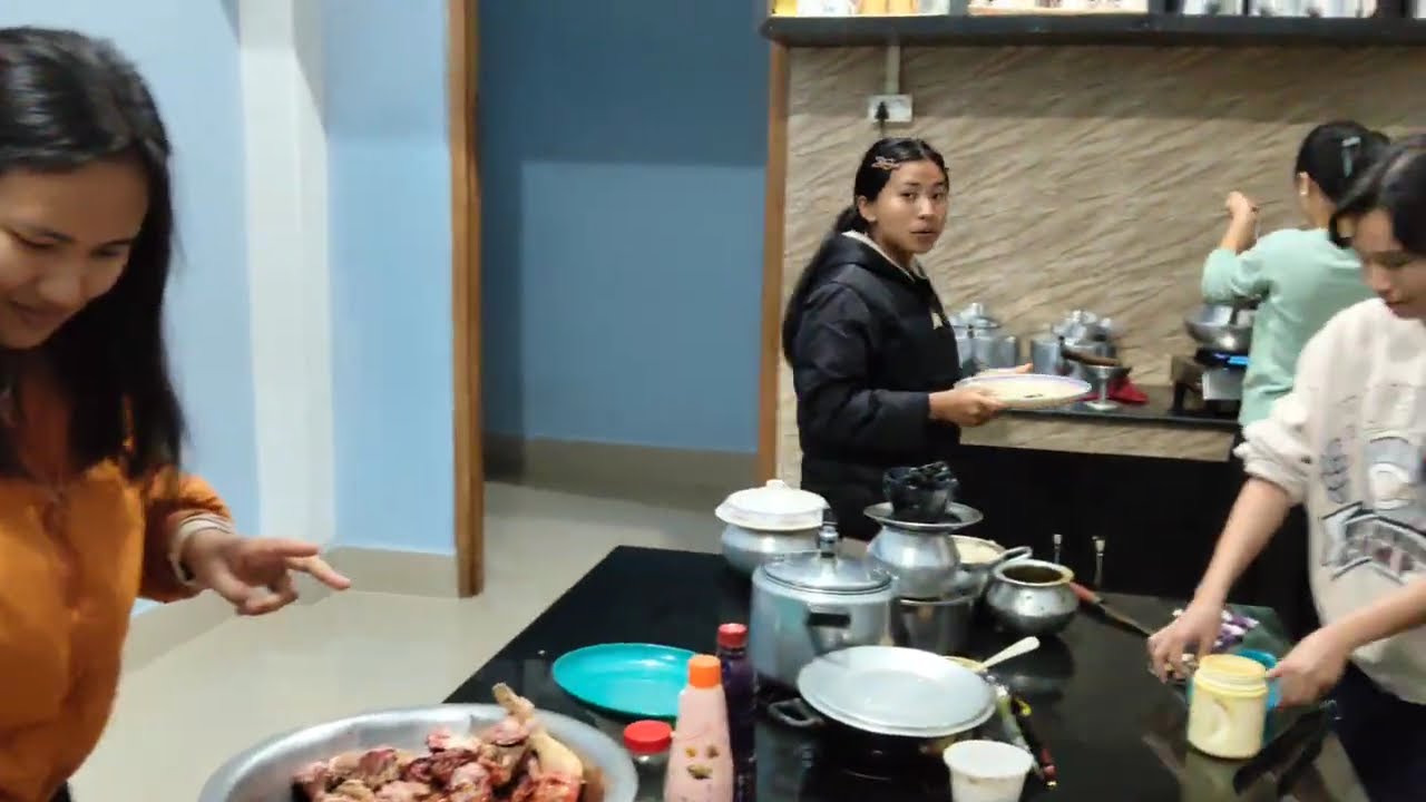 Chicken BBQ at night/ North East/ Rongmei Naga 🤤 (4/1/26)