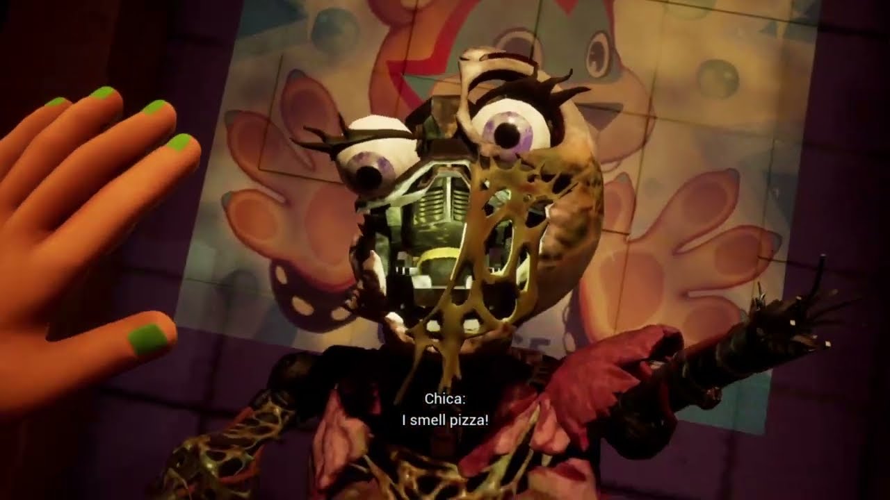 How to get Chica's Beak Voice Box and Repairing Chica's voice box #securitybreachruin #ruindlc