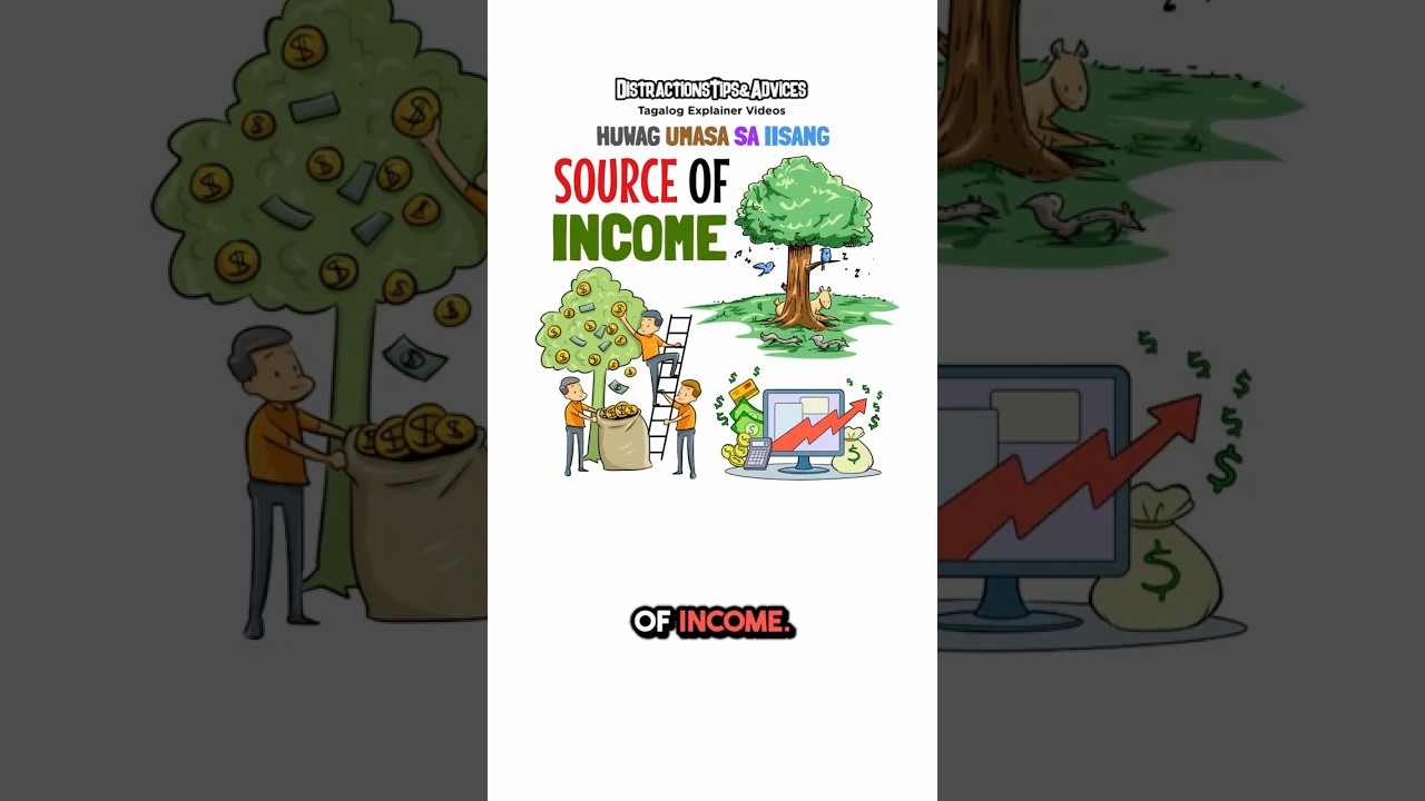 Pera Tips: Huwag Umasa Sa Iisang Source of Income #MoneyTips #PeraTips #MoneyMindset #PeraMindset