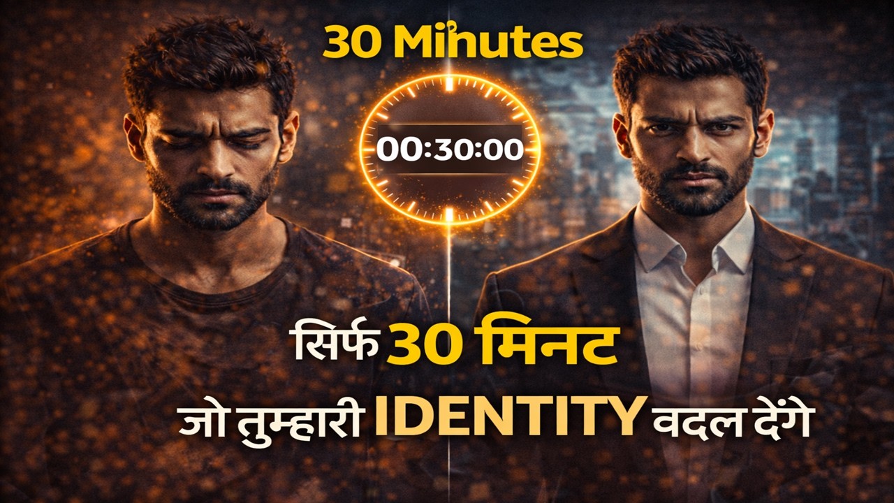 30 Minutes Final Identity change| सिर्फ 30 मिनट जो तुम्हारी IDENTITY बदल देंगे | Napoleon Hill Hindi