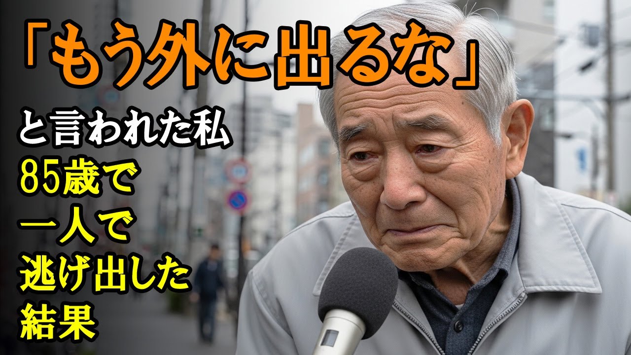 「もう外に出るな」と言われた私、85歳で一人で逃げ出した結果