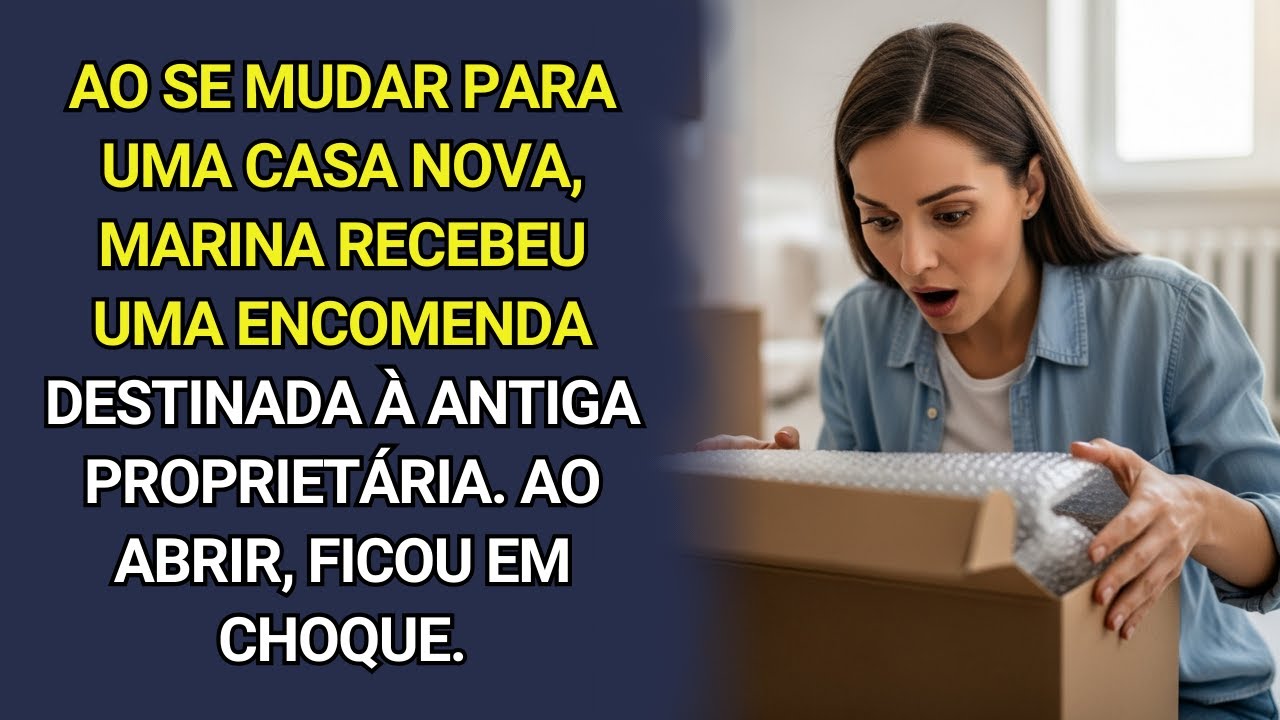Ao se mudar para uma casa nova, recebeu uma encomenda para a antiga proprietária. E, ao abri-la...
