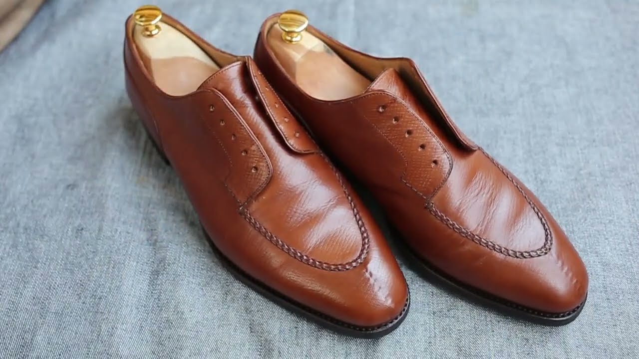 【靴磨き】TLB Mallorca Artista Moderate shoe care