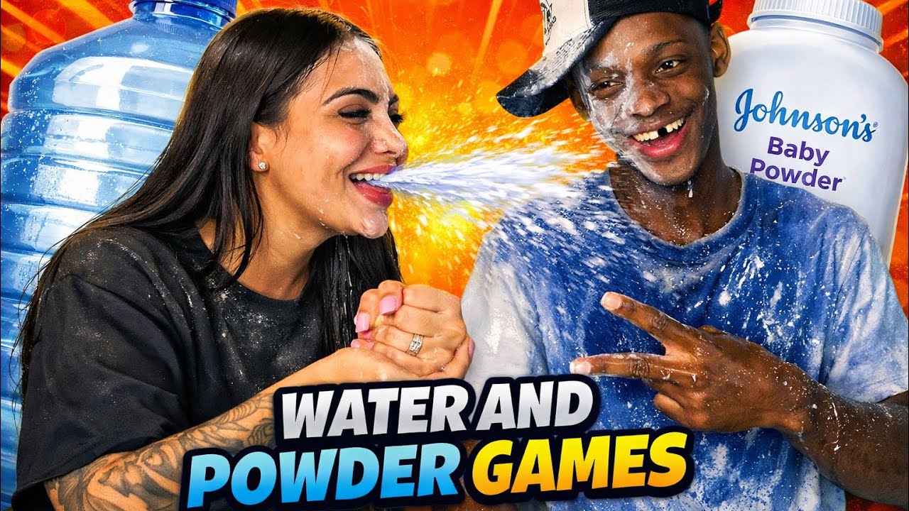 With my crush | Don’t spit the water and power games with rock paper scissors 