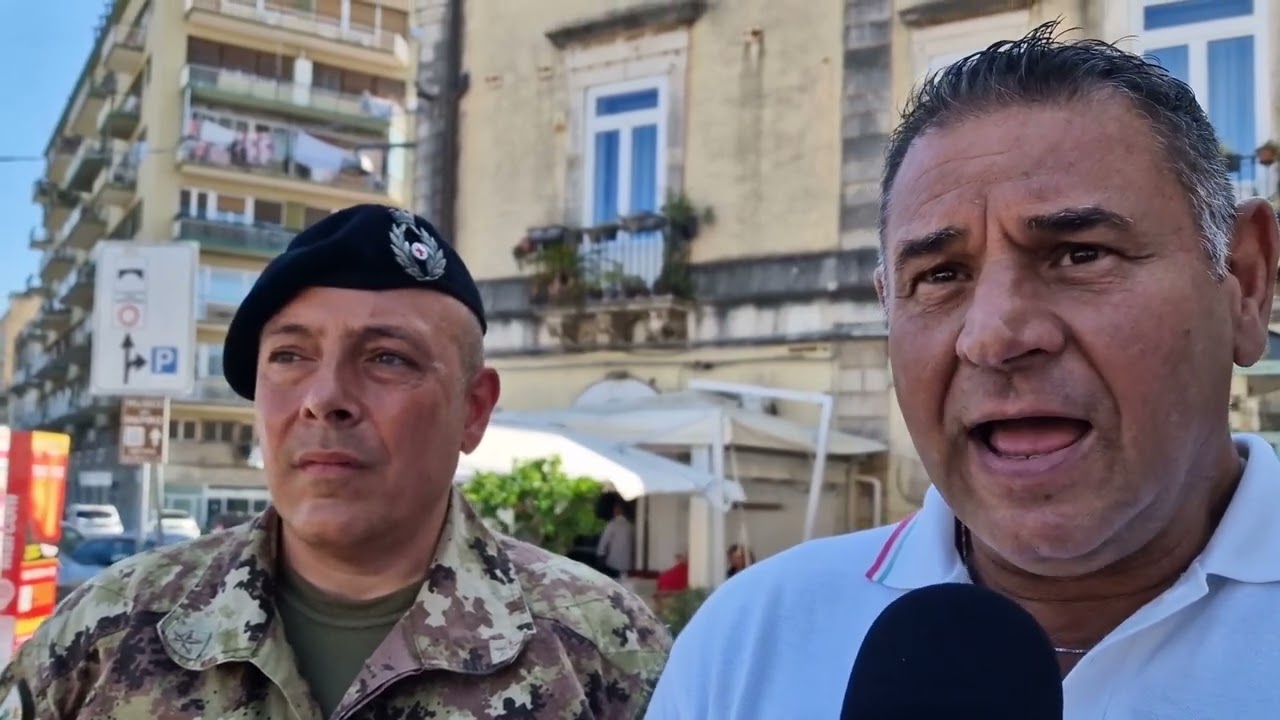 Il corpo militare della Croce Rossa Italiana impegnato con 2 postazioni a #Siracusa per Expo e G7