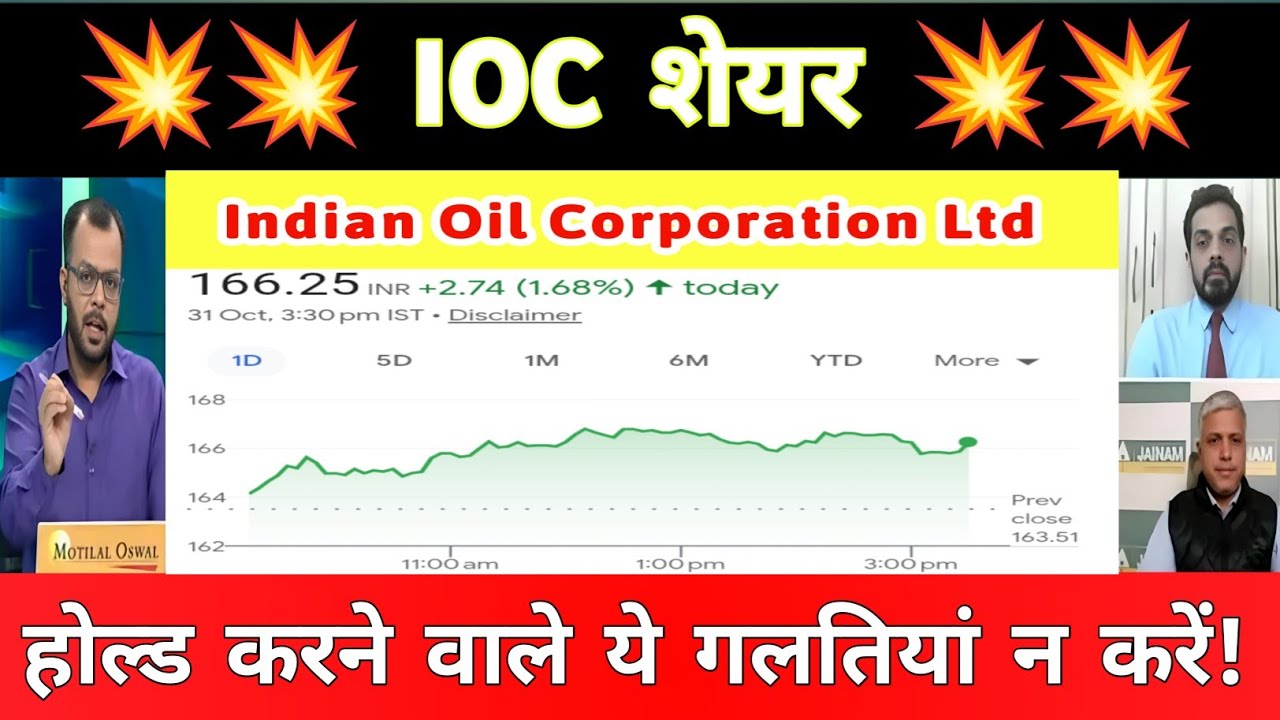 IOC Share Latest Analysis | IOC Share News | IOC Share Latest News |  Indian oil share news 03 Nove