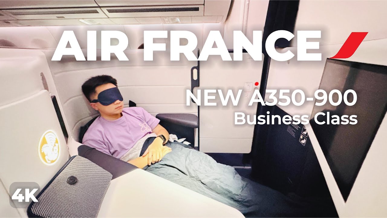 Flying Air France NEW A350-900 Business Class | Which Bulkhead Seat Is the Best? | 4K