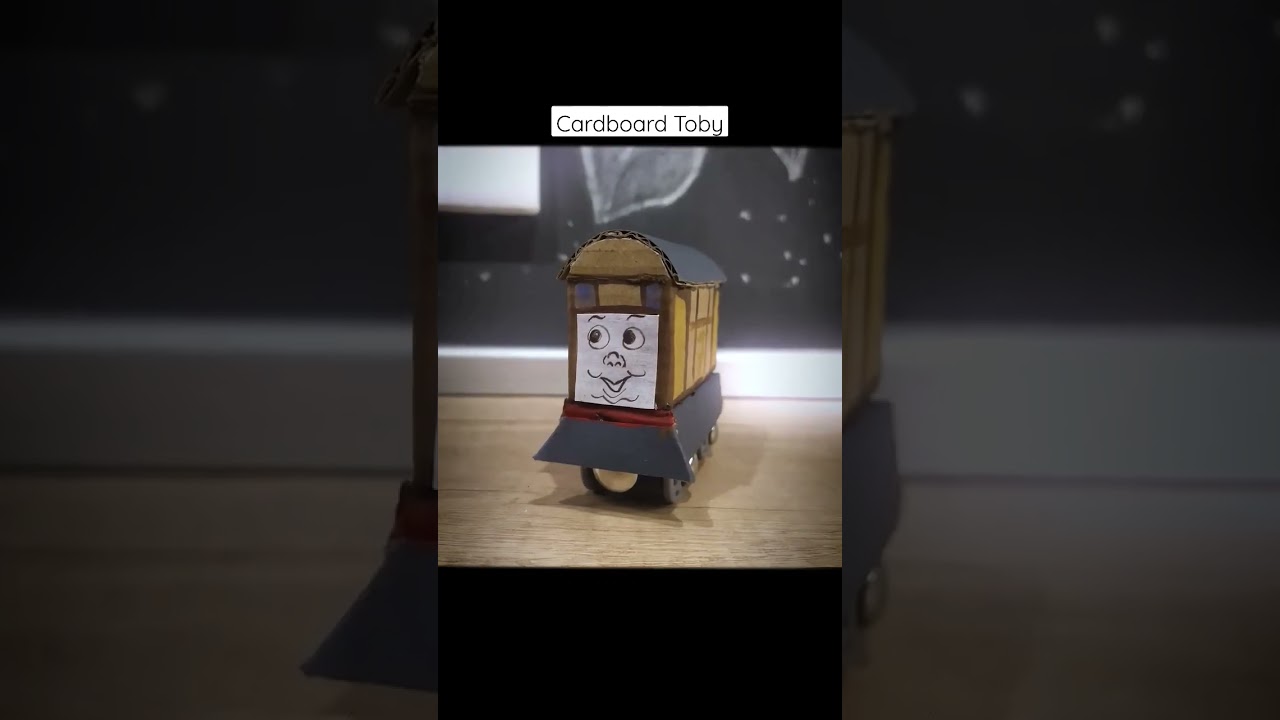 Handmade Toby | Cardboard train #thomasandfriends #trains
