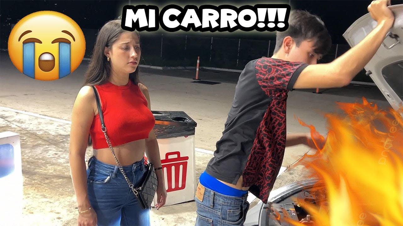 DESCOMPUSE EL CARRO DE MARIVIC / SE QU3M0!! 😮