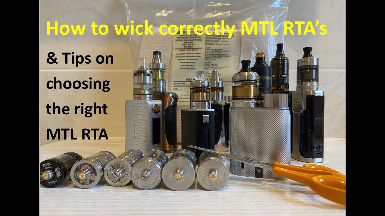 Wicking Tutorial | Avoid leaks, burnt flavour & flooding | Tips on how to choose your first MTL RTA.
