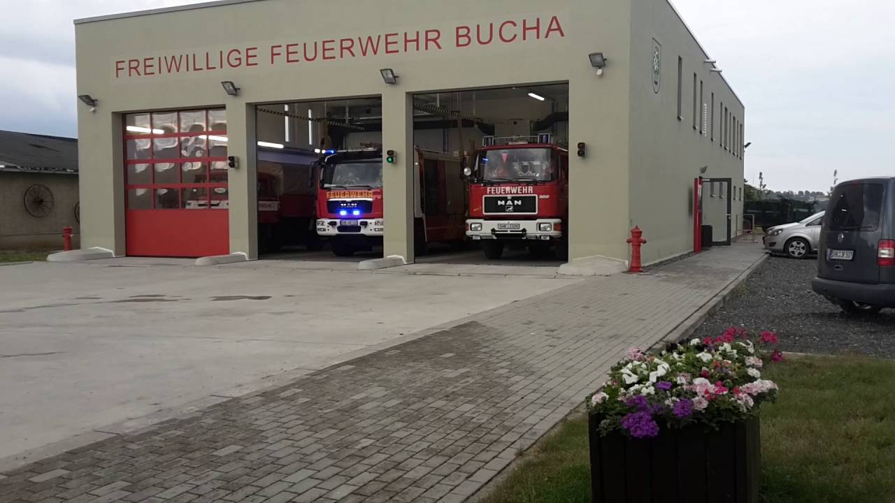 Alarmfahrt freiwillige Feuerwehr Bucha