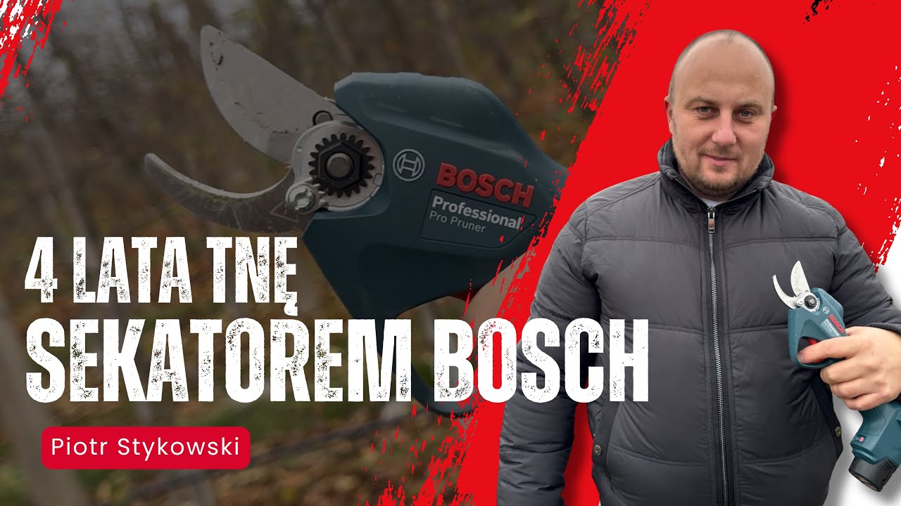 Sekator elektryczny Bosch Pro Pruner - opinia po 4 latach użytkowania