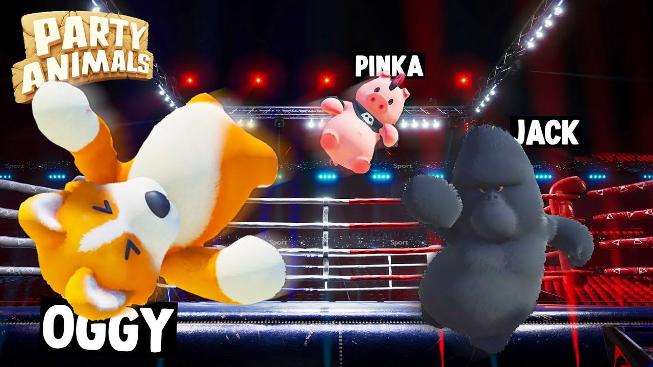 [PART-2]👶OGGY FIGHTING IN WWE ! - (PARTY ANIMAL ft.Oggy)