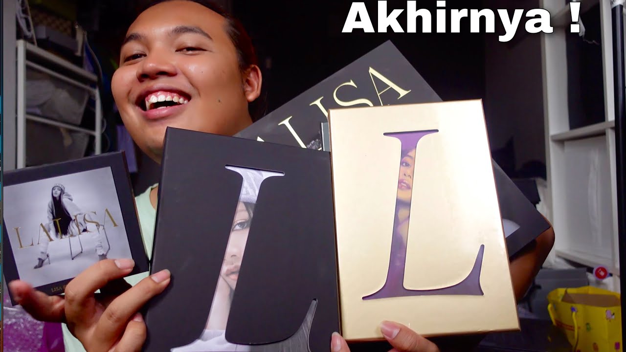 SETELAH SETAHUN PERAM, AKHIRNYA UNBOXING SEMUA ALBUM LISA ! SIAP DAPAT AUTOGRAPH LISA ❤️😭 - UNBOXING
