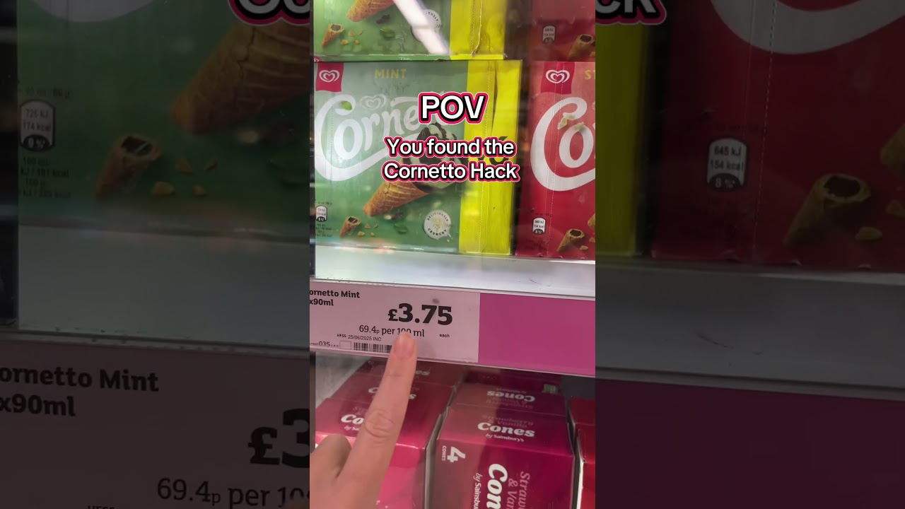 These own brand Cornetto&rsquo;s are 30p each! #bargain #supermarket