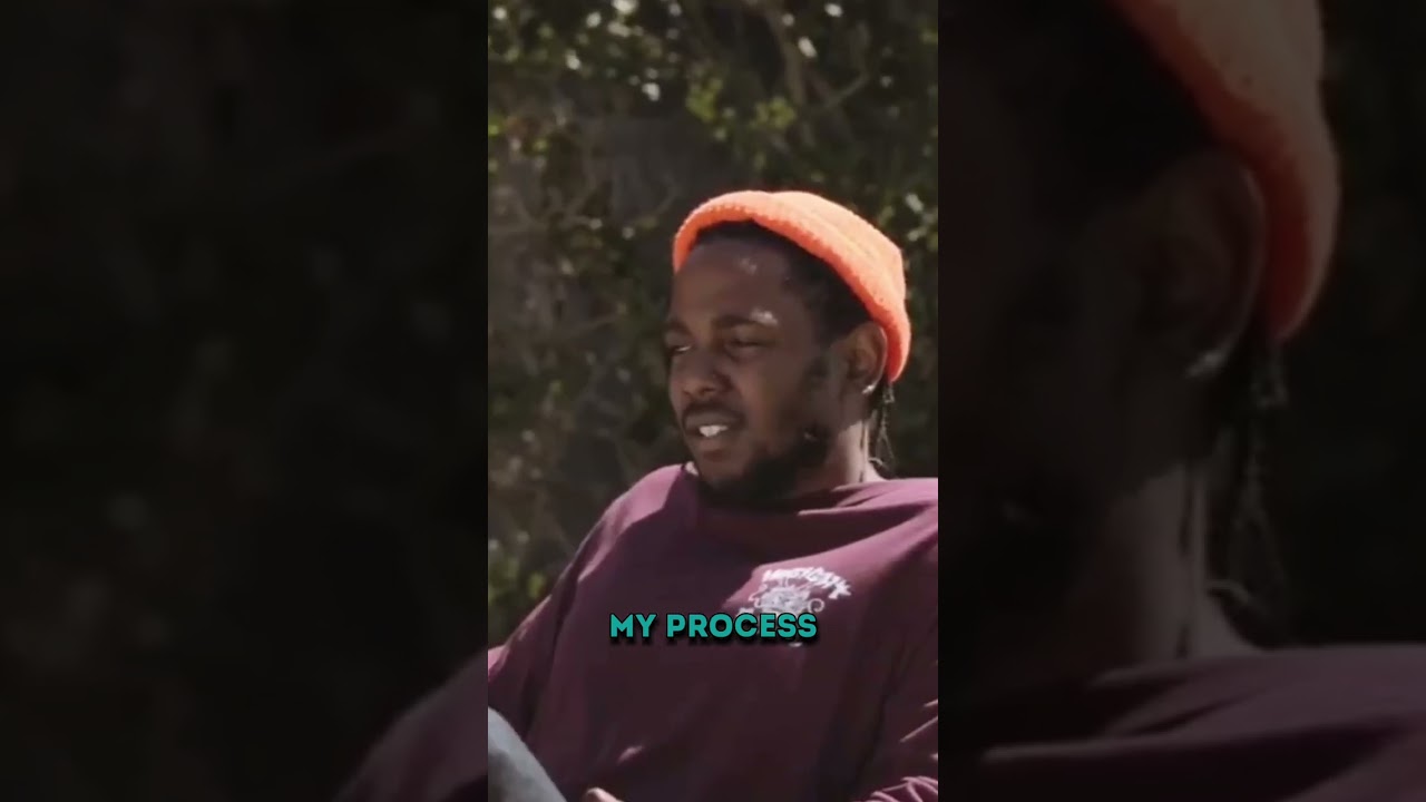 Kendrick Lamar&rsquo;s song-writing process.      #shorts #kendricklamar #songwriting