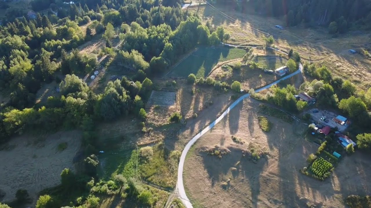 Mountain Drone Video Scenic Aerial Views, Ezerovo, Smolyan, Rhodope Mountains, Bulgaria 