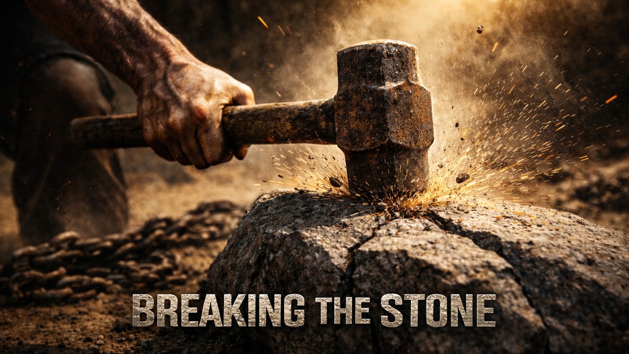 BREAKING THE STONE – Heavy Prison Stomp | Dark Delta Blues & Raw Hammer Rhythms ⛓️🔨🔥