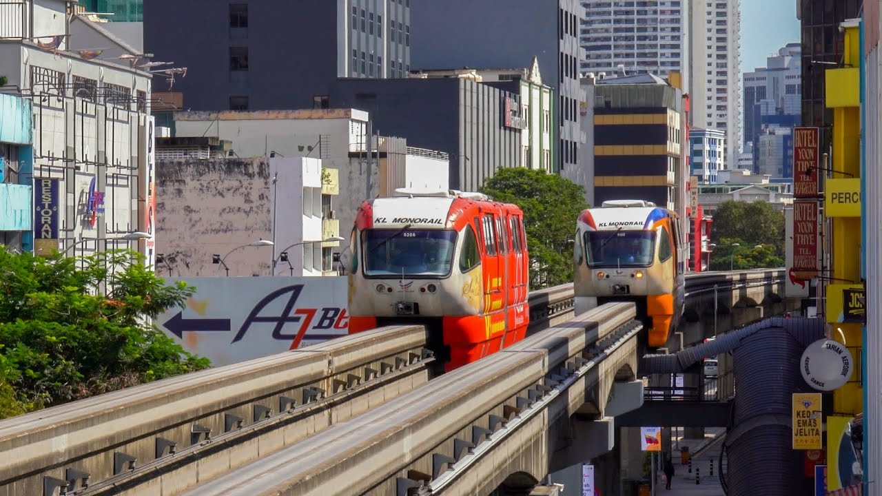 Double! 2 Coach Monorail [ KL Monorail, Scomi M-Trans ] at Chow Kit