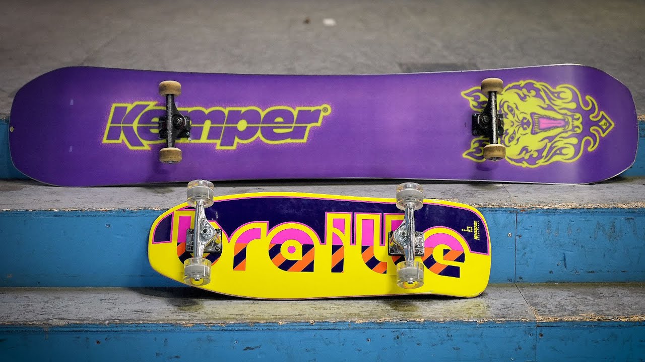 SNOWBOARD VS SKATEBOARD