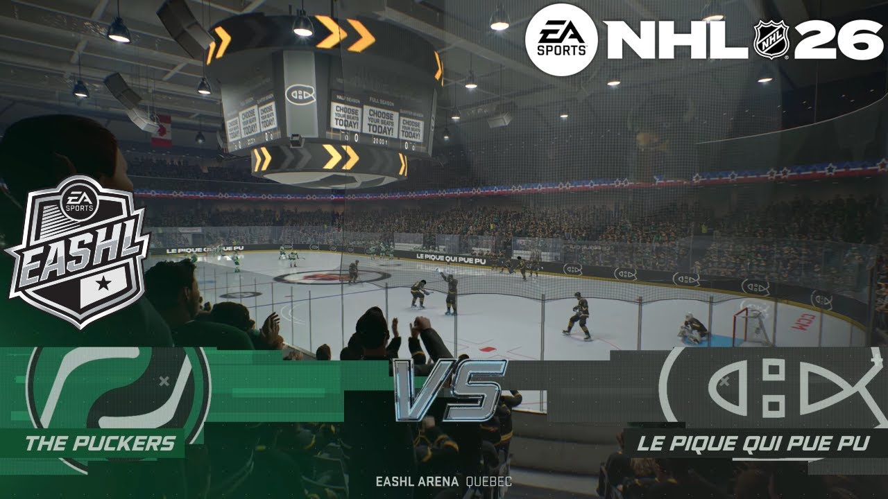 The Puckers vs. Le Pique Qui Pue Pu - NHL 26 EASHL 6v6 Season Play (S3) 1-16-26 (4K HDR)