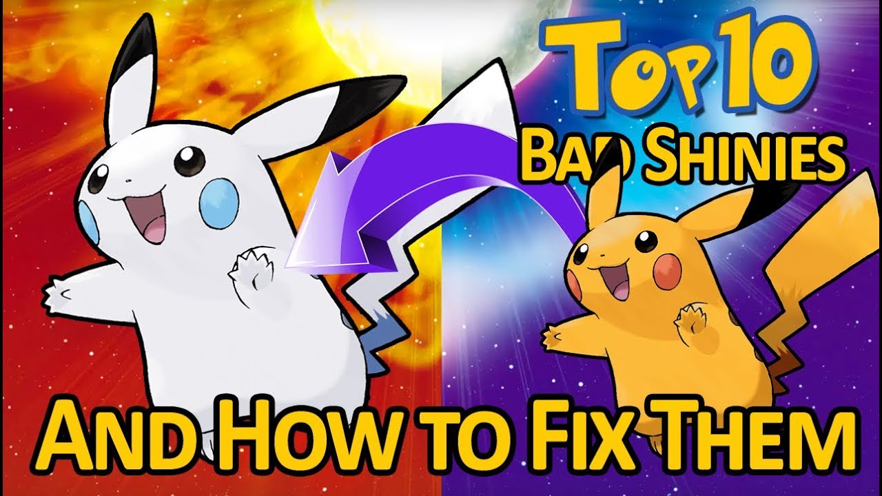 The Top 10 WORST Shiny Pokemon from Generation 1 (And How to Fix Them!)