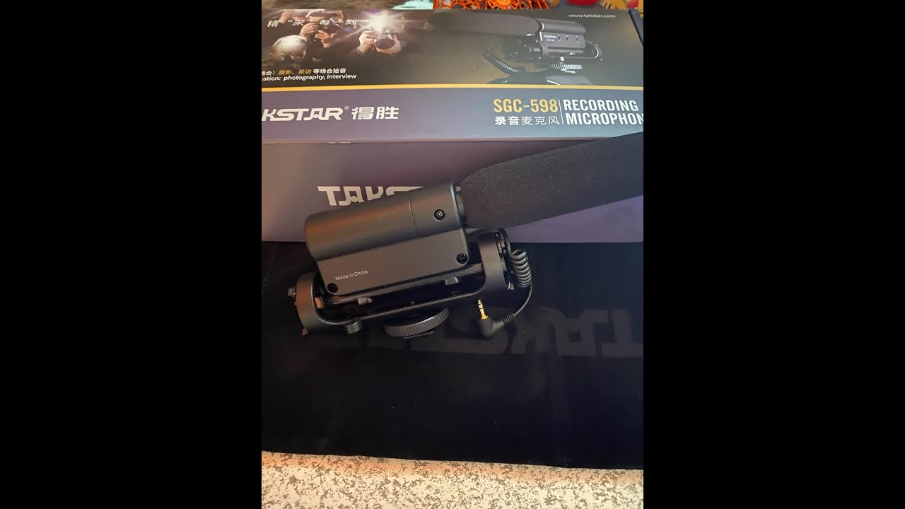 Tackstar shotgun microphone unboxing