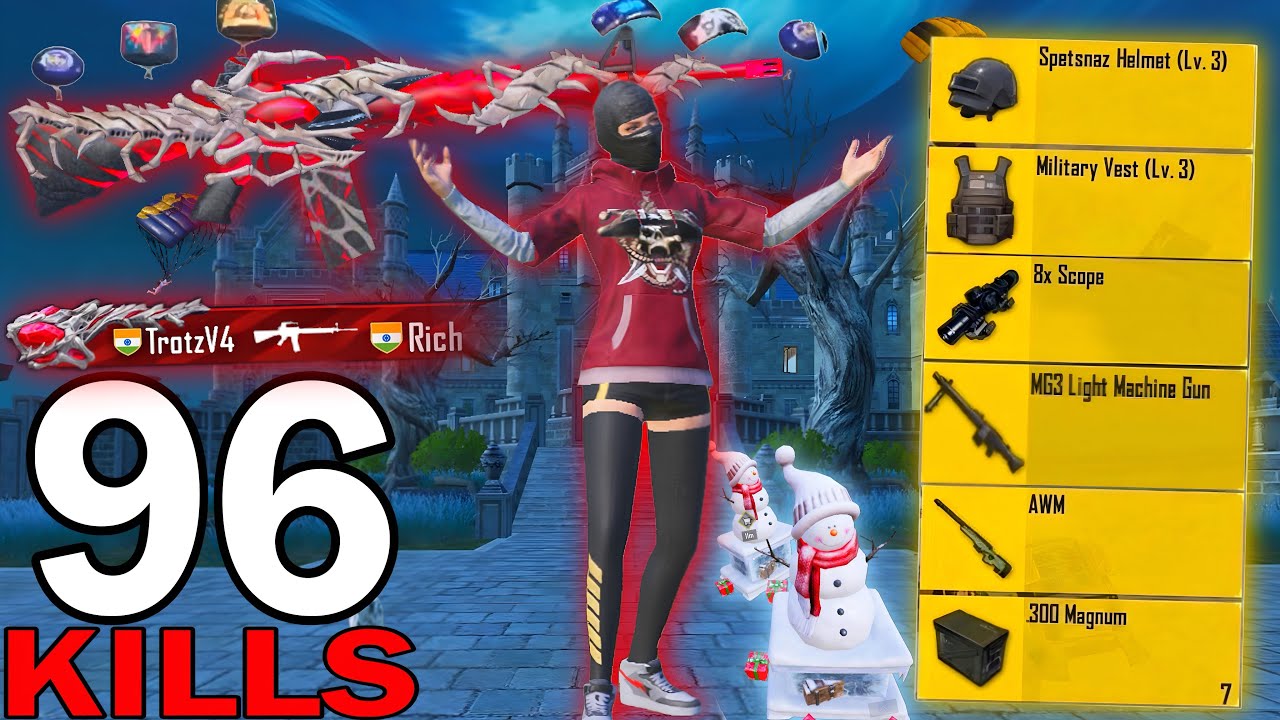 96 KILLS!😍 NEW BEST LOOT GAMEPLAY with BEST OUTFIT 🔥SAMSUNG,A7,A8,J4,J5,J6,J7,J2,J3,XS,A3,A4,A5,A6