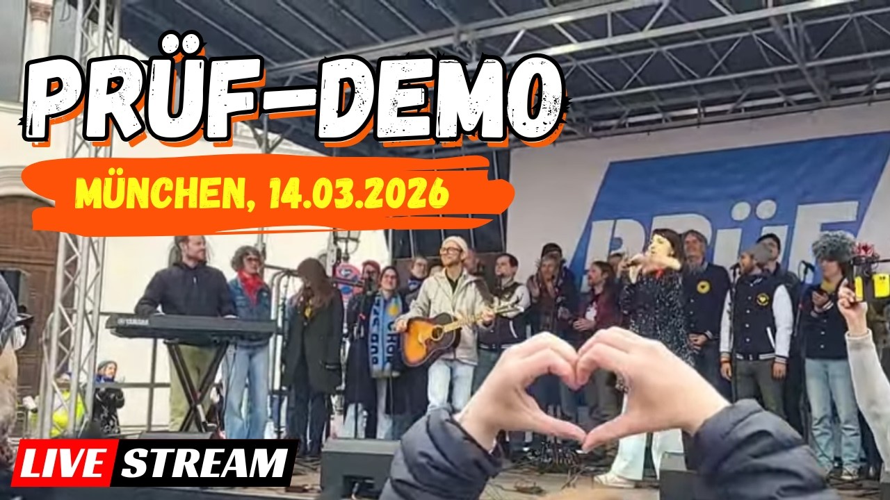 PRÜF-Demo im Frühling 🌷🐝 Im Märzen die Bayern den Bundesrat einspannen 🎶 [14.03.2026] #PRÜF #München