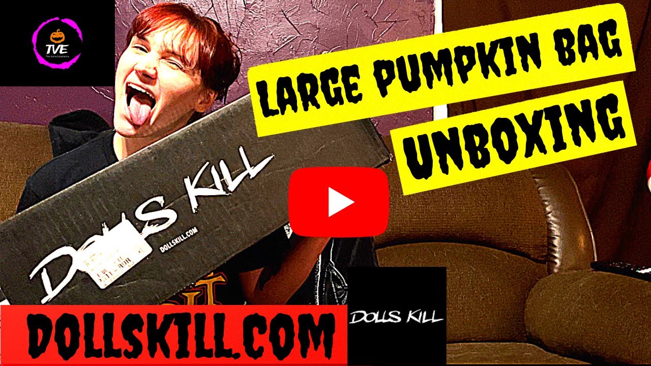 DOLLSKILL UNBOXING 🎃 PUMPKIN MEGA TOTE #halloween2022 #halloween