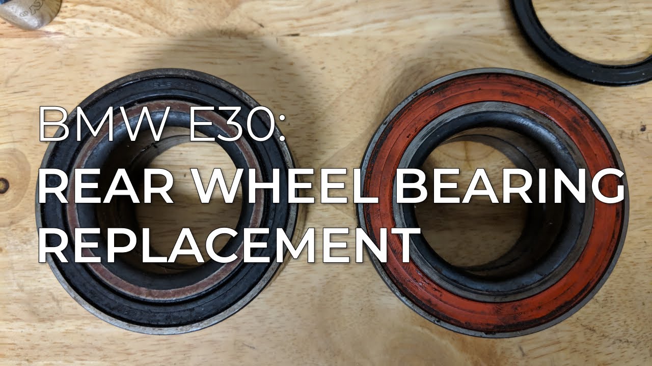 BMW E30 Rear Wheel Bearing Replacement
