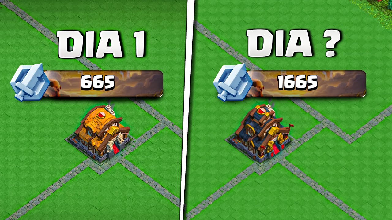 Como Evoluir Muito Rápido na capital do Clã - Clash of clans