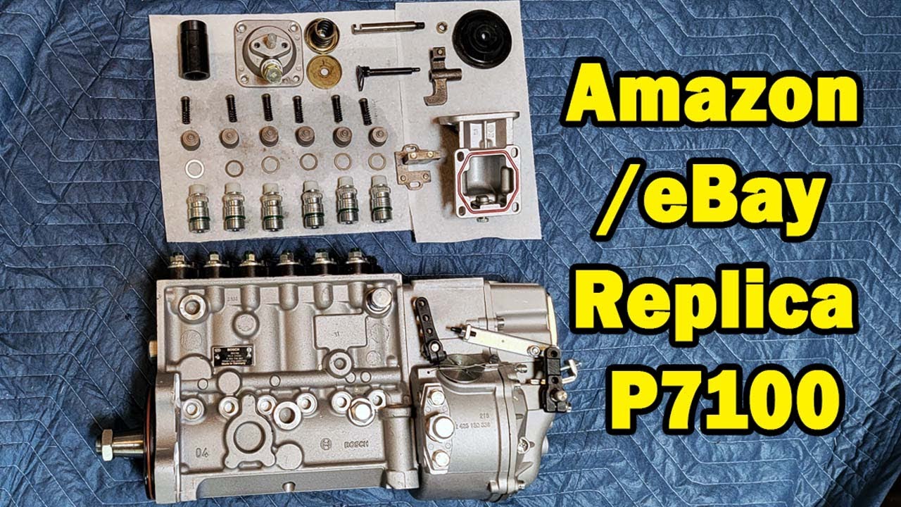 12v Cummins Chinese made P7100 P-Pump Replica - Let's disassmble and compare to Bosch