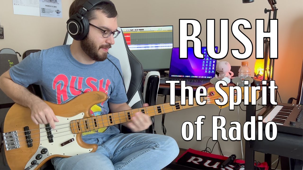 Rush - The Spirit of Radio - Bass Cover