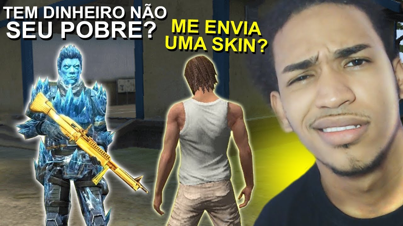FINGI SER POBRE E FUI HUMILHADO DEPOIS SURPREENDI O GEMADÃO NO FREE FIRE