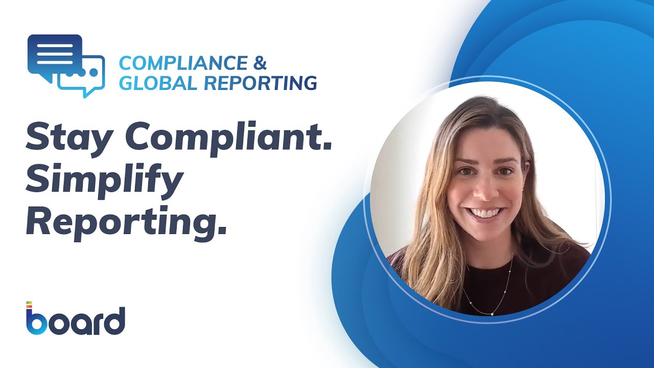 How Does Board's FP&A Software Support Financial Compliance and Global Reporting?