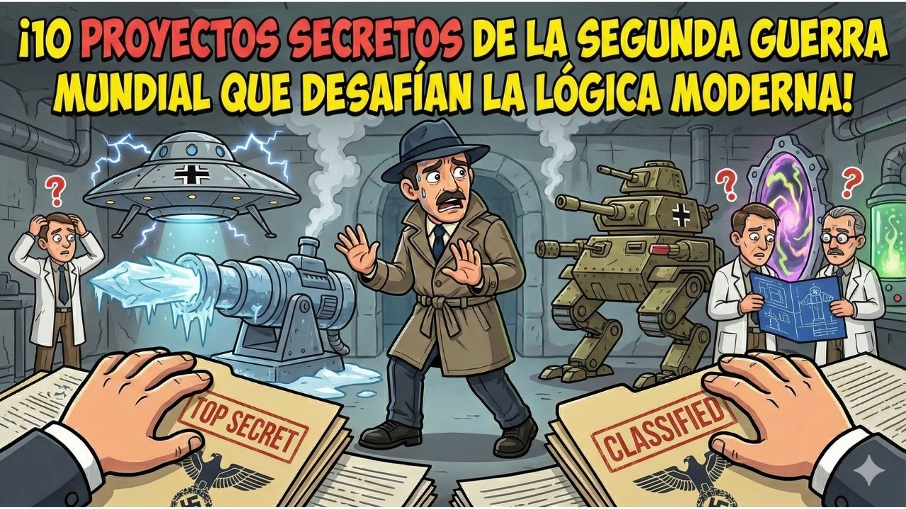 10 Proyectos Secretos de la Segunda Guerra Mundial que Desafían la Lógica Moderna