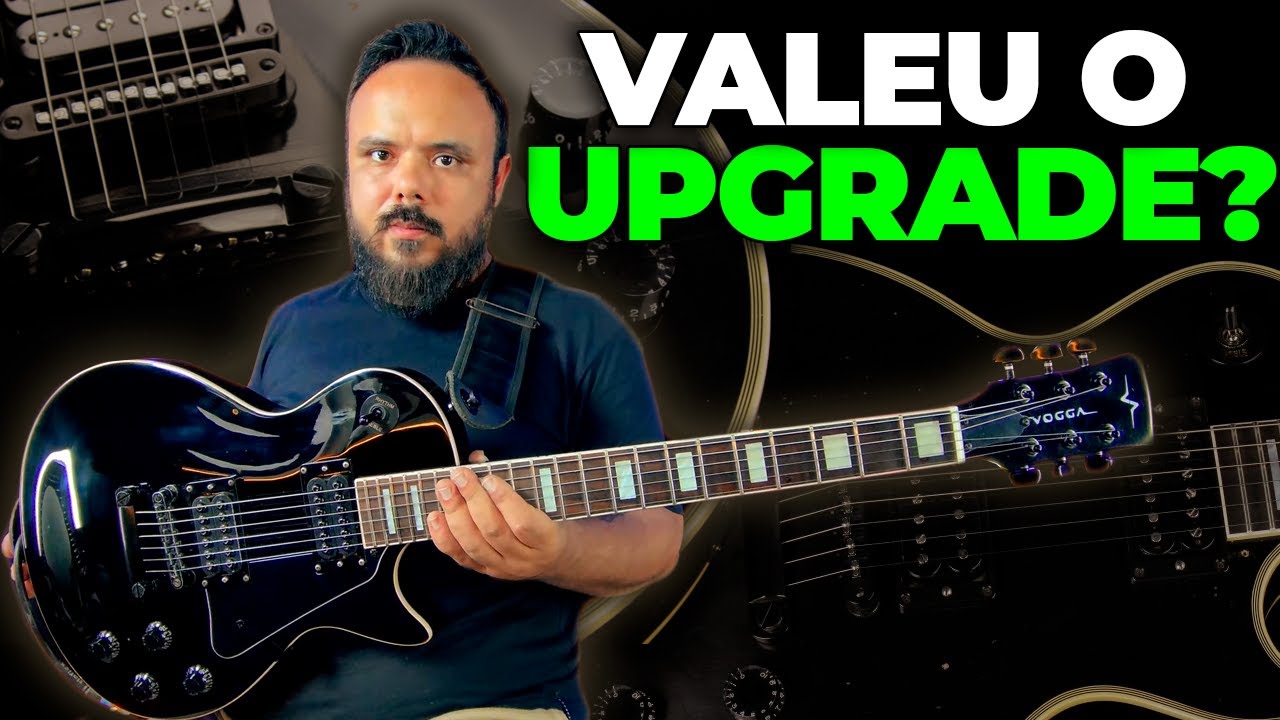 TRANSFORMEI A GUITARRA LES PAUL BARATA DA VOGGA EM UMA MÁQUINA COM PEÇAS DO ALIEXPRESS! SURREAL!