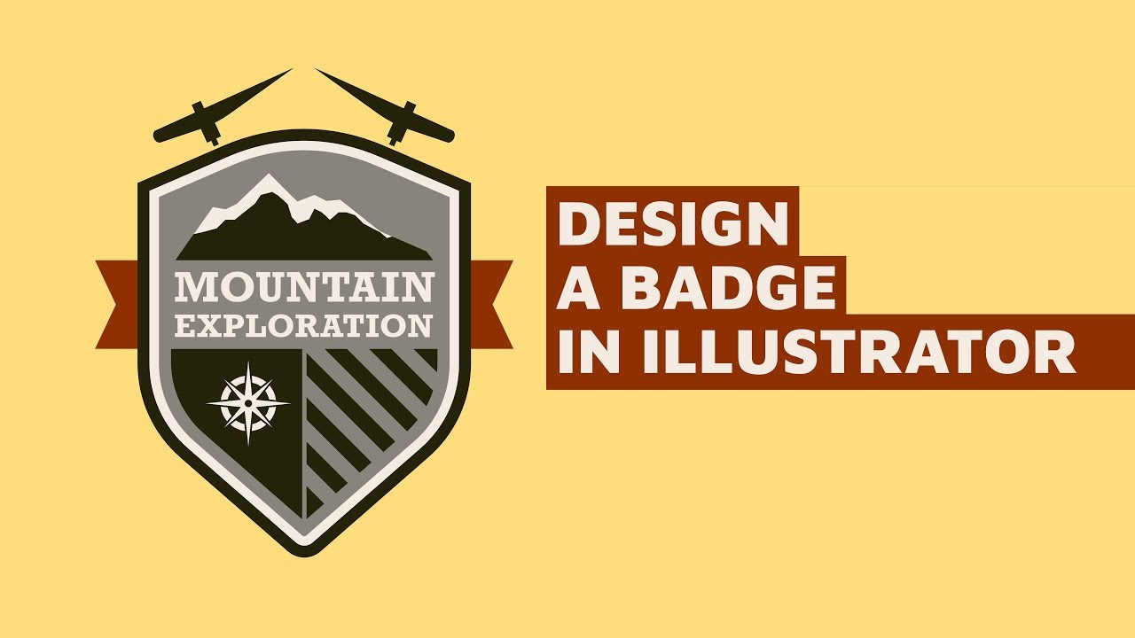Design a Camping Badge in Adobe Illustrator