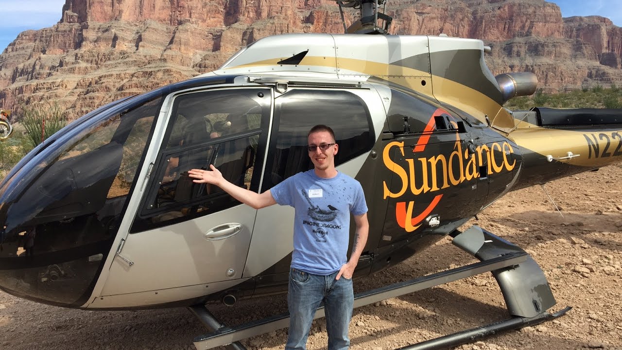 Las Vegas To Grand Canyon Helicopter Tour March 2017 (Sundance Helicopters)