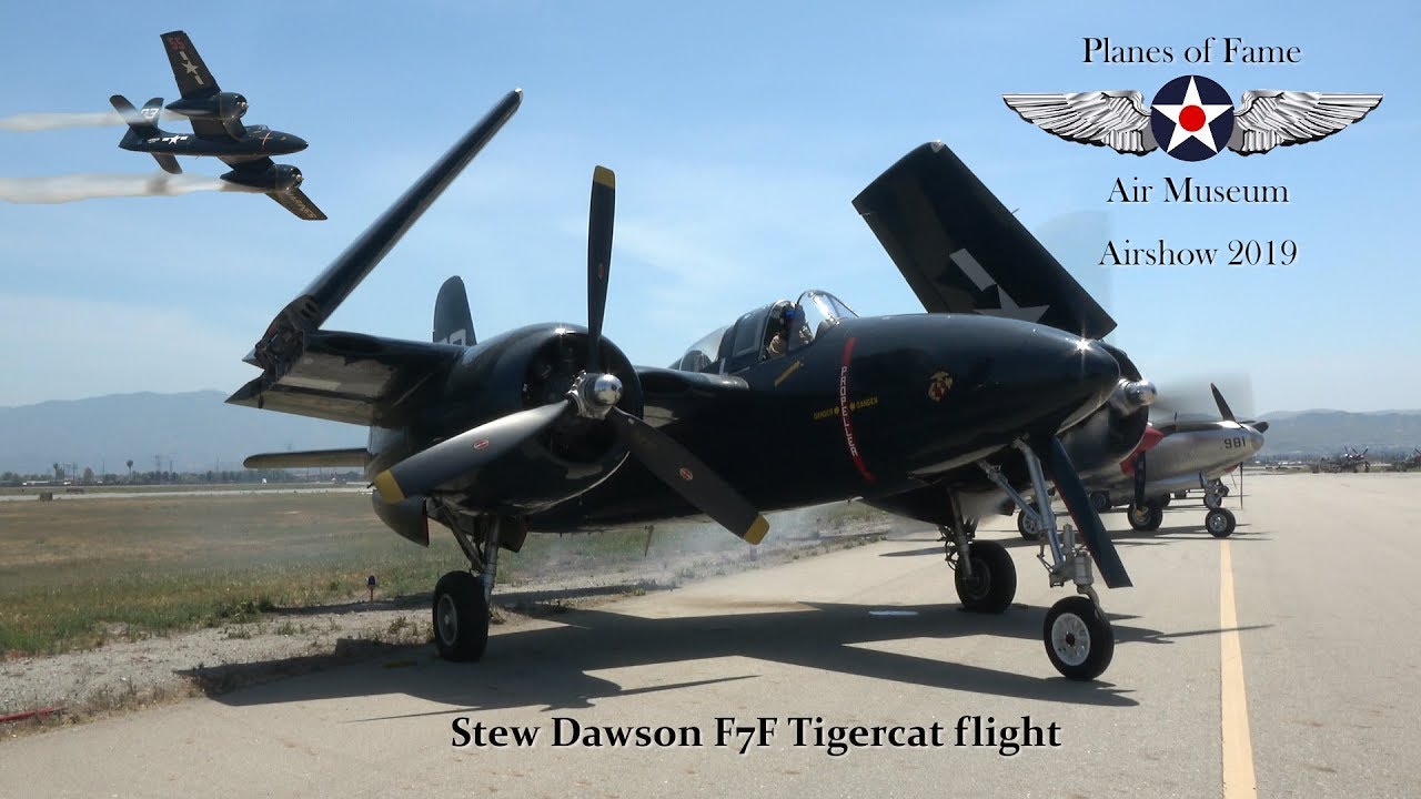 Planes of Fame 2019 'Stew Dawson F7F Tigercat flight'