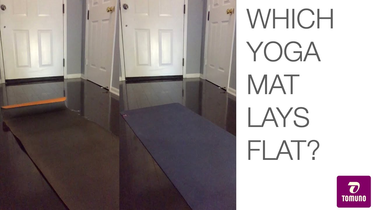 Which yoga mat lays flat?  Rubber vs. TPE vs. PVC