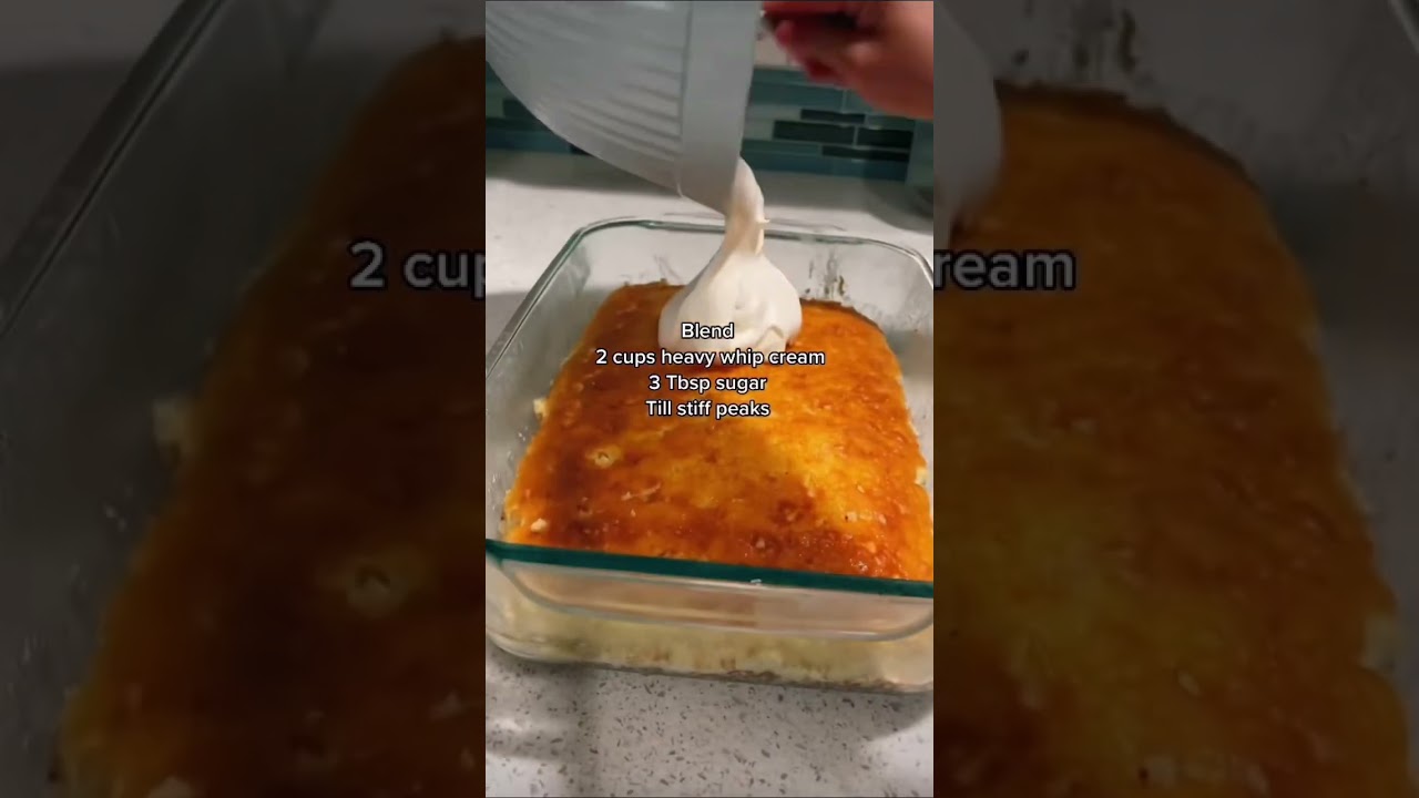 Easy Tres Leches Cake! #shorts #shortsmas #treslechescake #casadegarcia