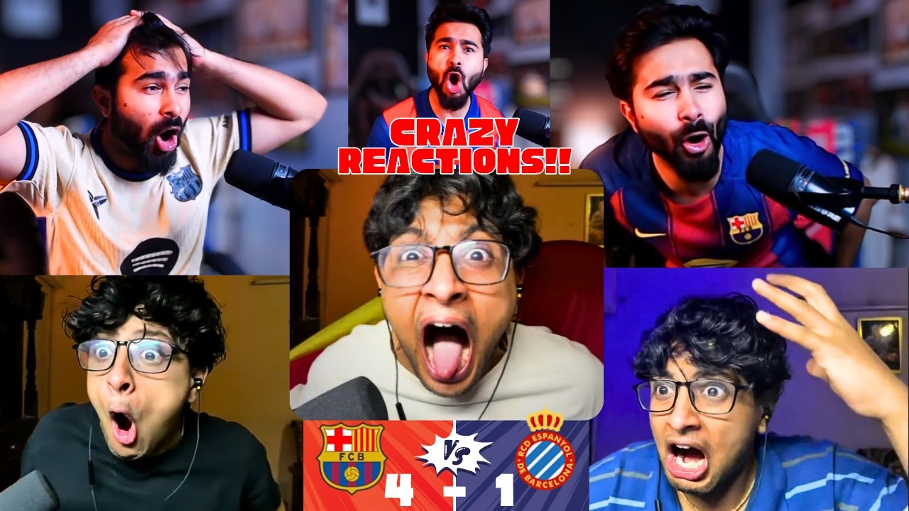 CRAZY and HAPPY Reaction From Barca Fans to BARCELONA 4-1 ESPANYOL | La Liga