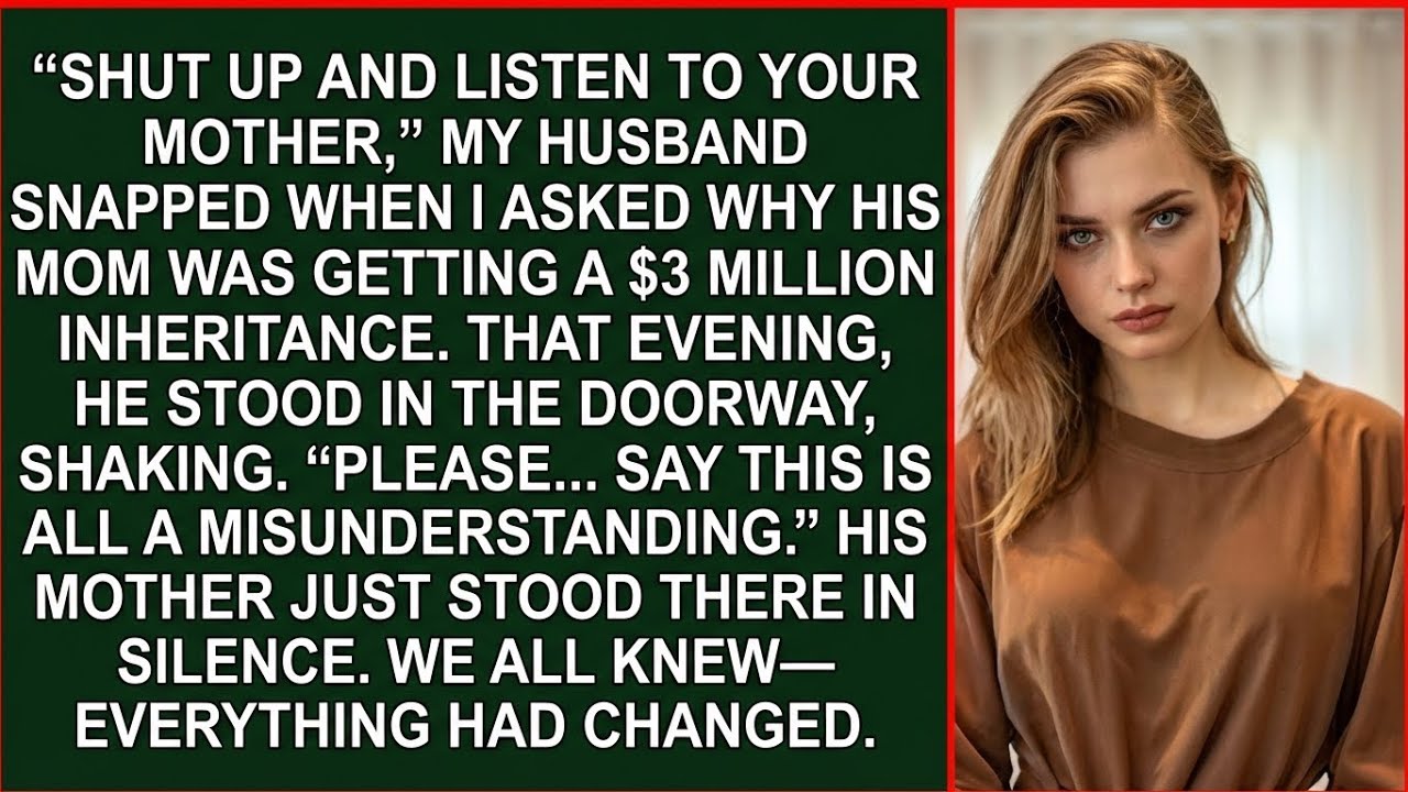 “Silence!” he barked when I refused to give MIL my mom’s $3M inheritance