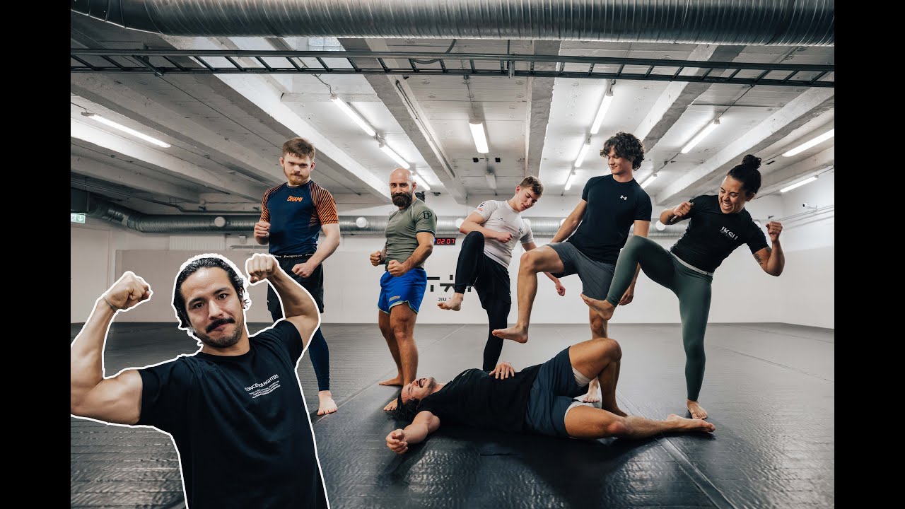 Cocky Crossfitter vs Jiujitsu Gym (white/blue belts)