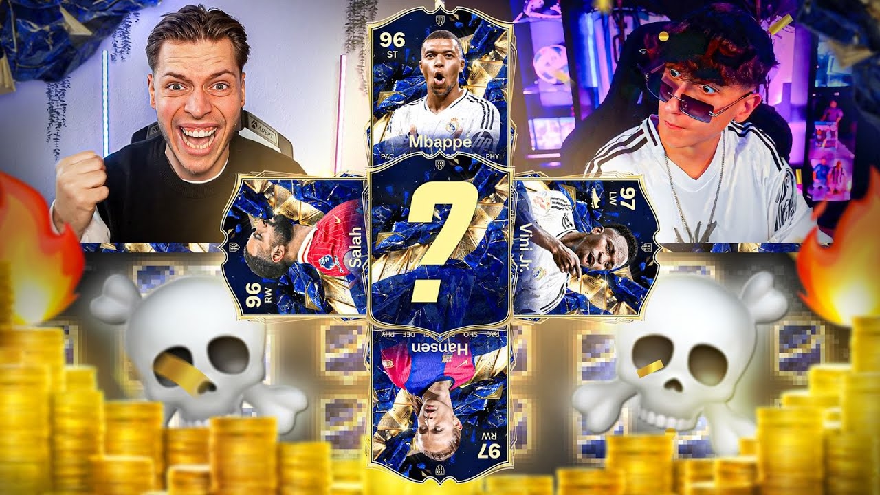 BIG RIP! ☠ TOTY 96+ GLÜCKSRAD SBB ESKALIERT KOMPLETT 🔥🔥☠ vs Fabio05! EA FC 25