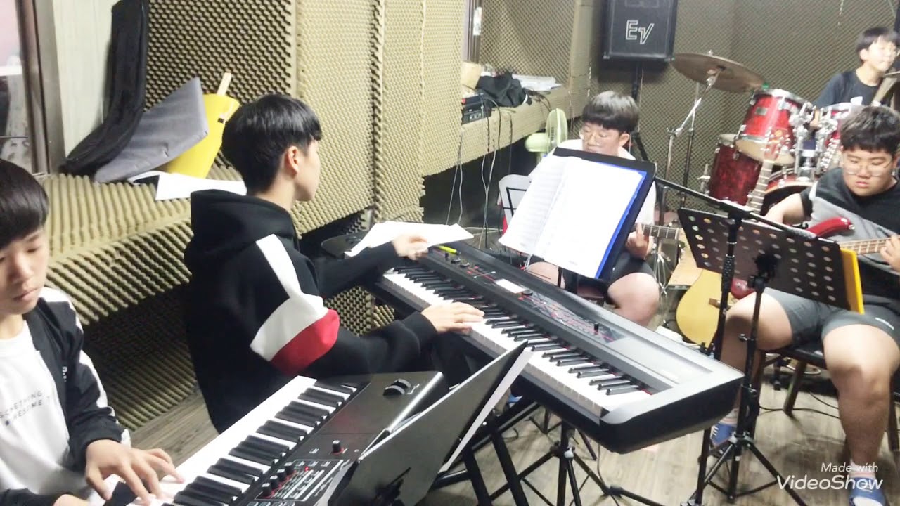 경복중 밴드부! 4/27일 첫합주 - 넌 내게 반했어 [대구힐링음악학원]