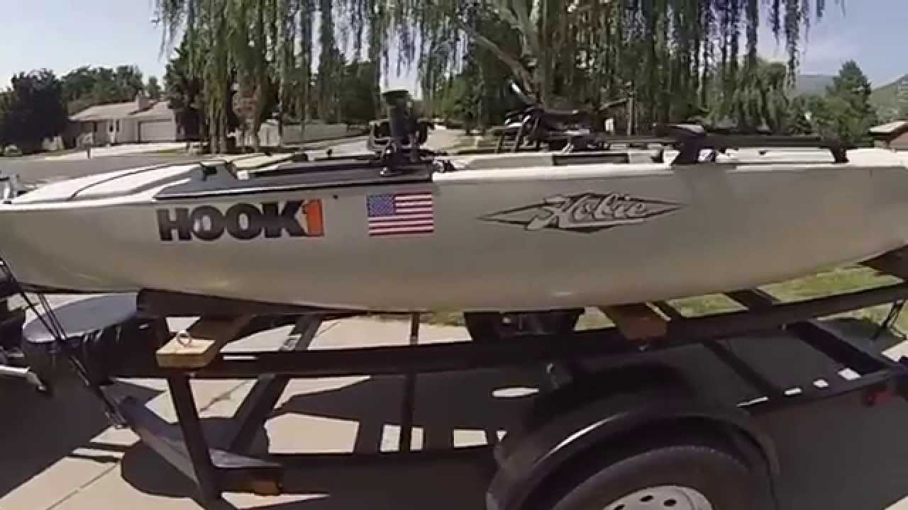 Custom Hobie Pro Angler Trailer for 2 Kayaks Two  14 or 12